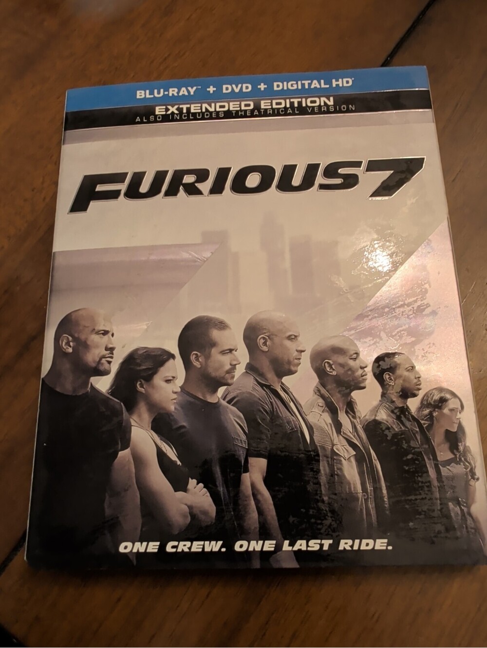 FAST And FURIOUS 7 - Furious 7 SLIPCOVER + DVD + BLU-RAY & Digital Vin Diesel
